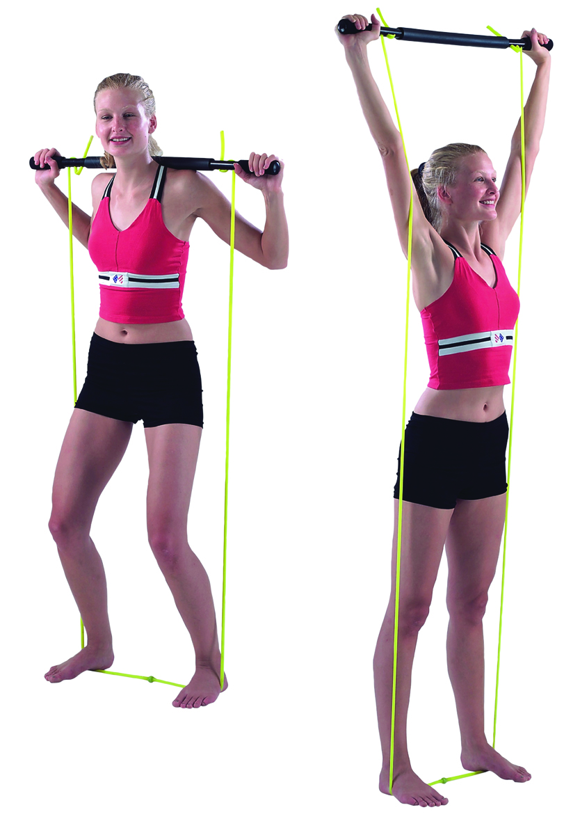 Padded Exercise Bar with Tubing Unweighted