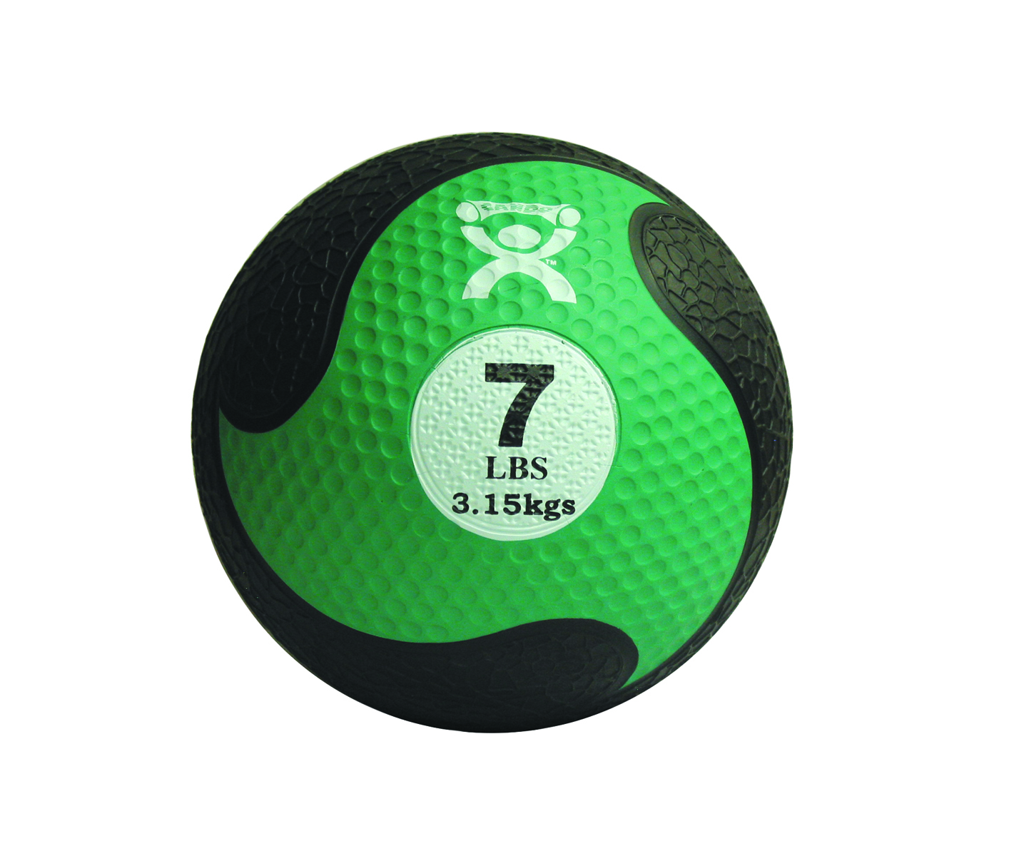 CanDo Firm Medicine Ball 9 Diameter Green 7 lbs.