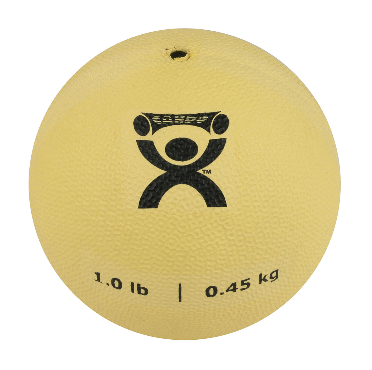 CanDo Soft and Pliable Medicine Ball 5 Diameter Tan 1 lbs.