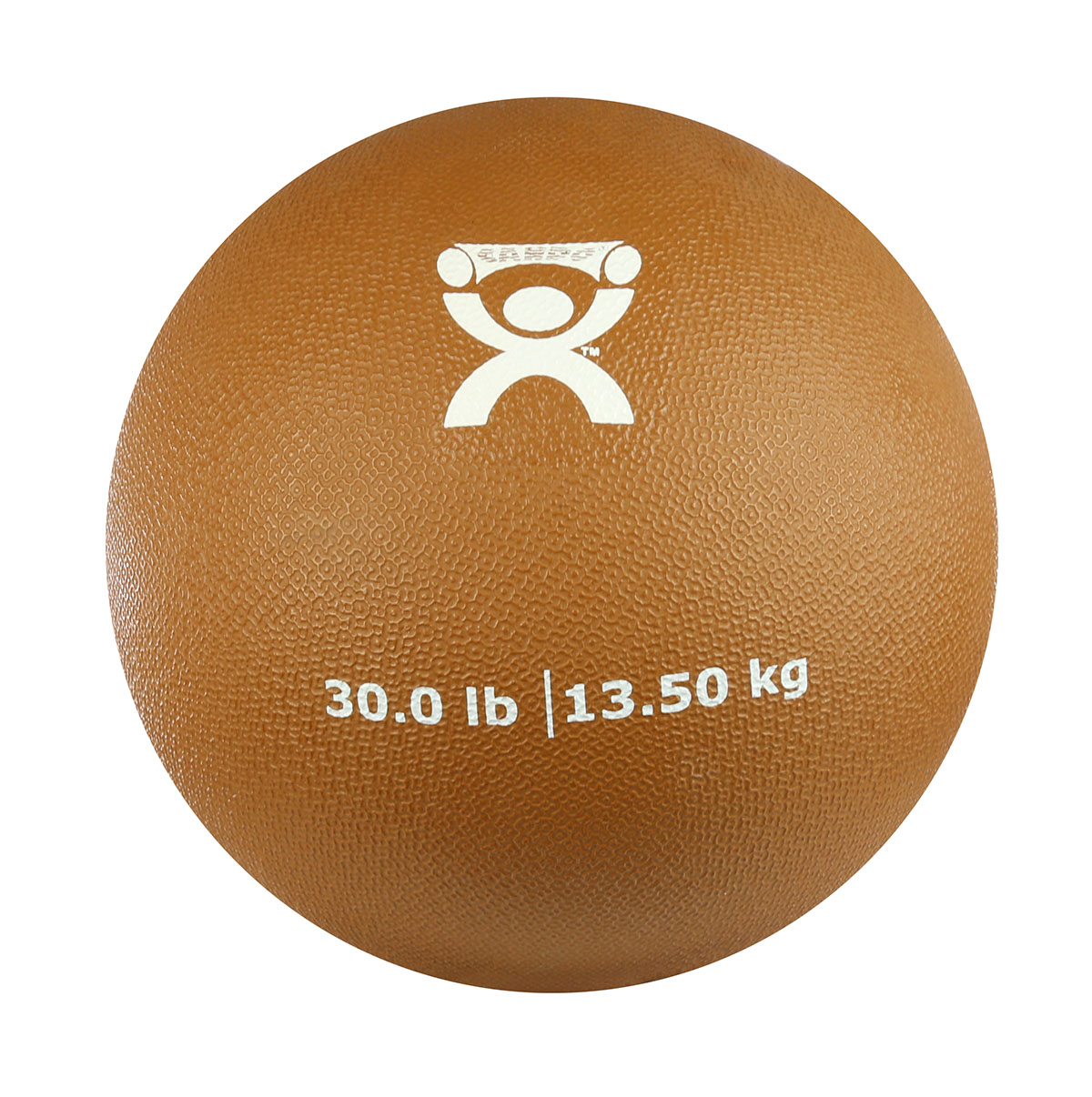 CanDo Soft and Pliable Medicine Ball 9 Diameter Gold 30 lbs.