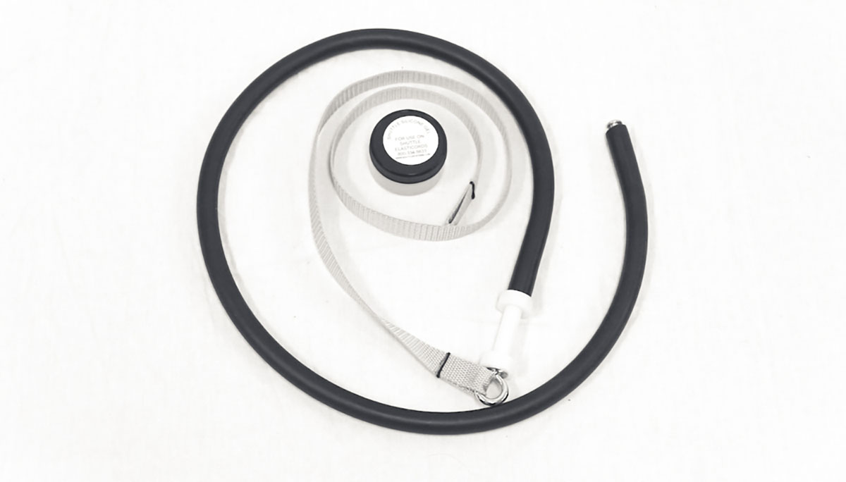 Shuttle Recovery Elasticord 12.5 lb Silver Tether Each