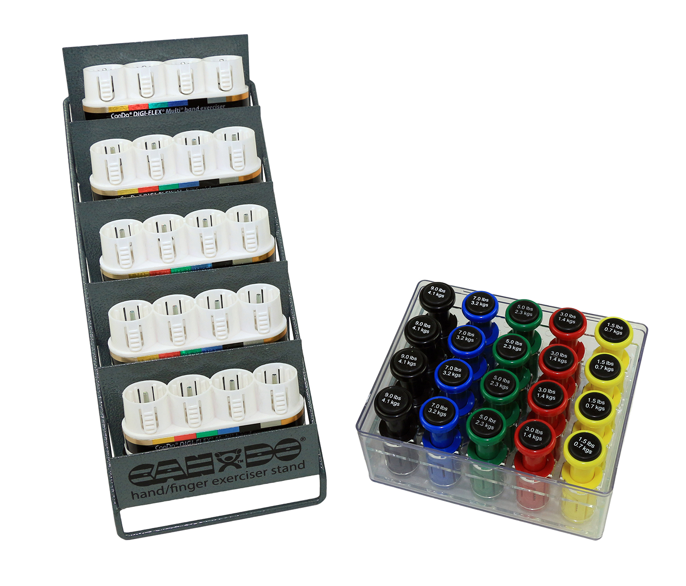 Digi-Flex Multi Small Clinic Pack Standard (5 bases plus 20 button set w/rack)