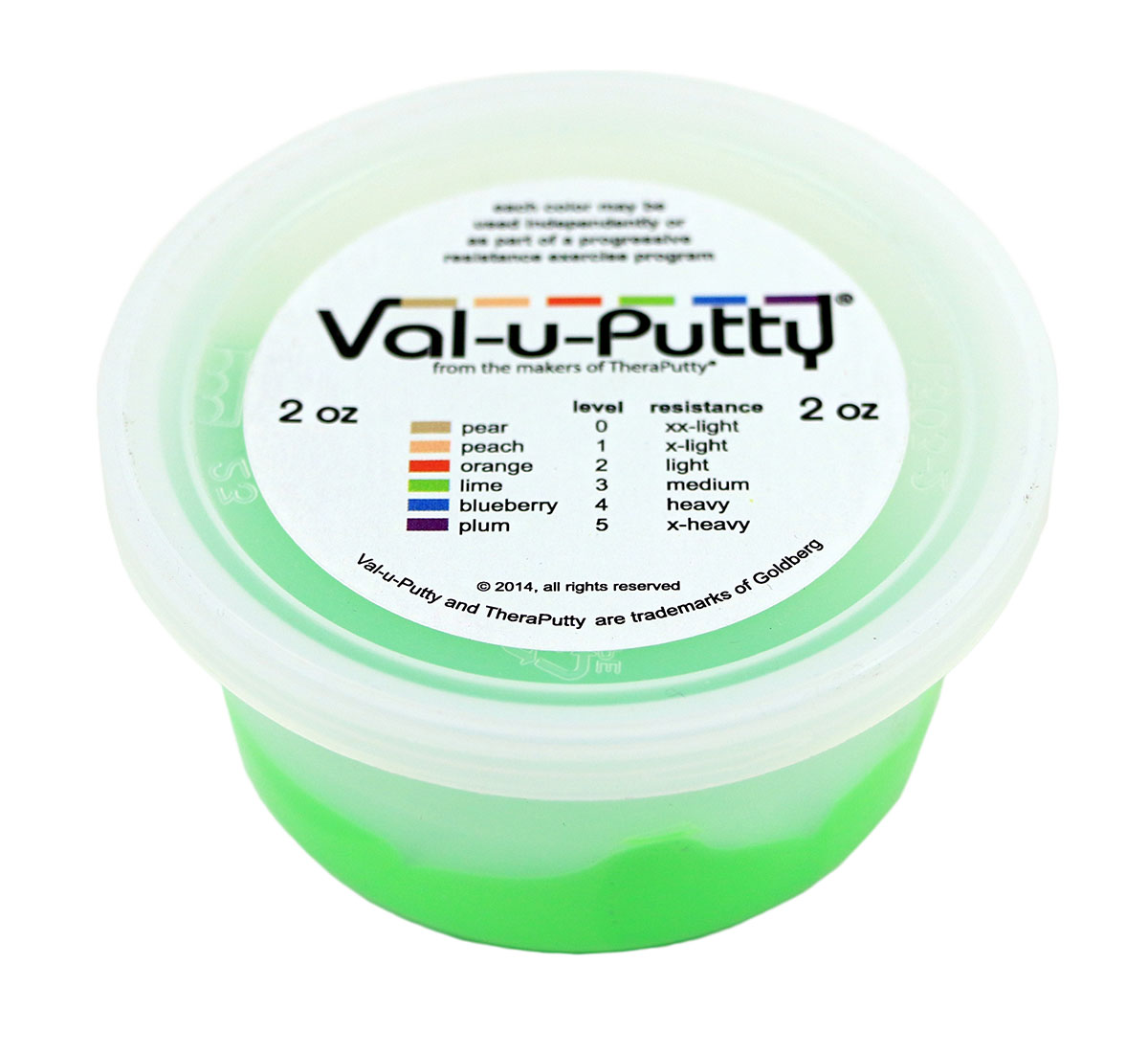 Val-u-Putty Exercise Putty - Lime (medium) - 2 oz