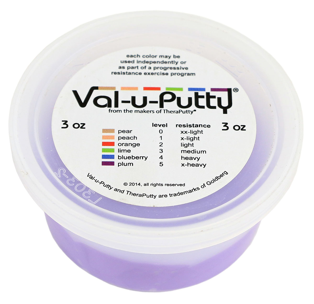 Val-u-Putty Exercise Putty - Plum (x-firm) - 3 oz