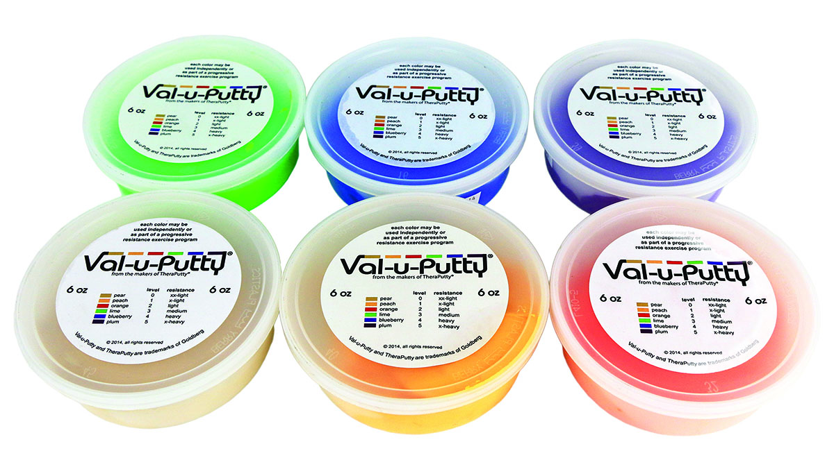 Val-u-Putty Exercise Putty - 6 Piece Set - 6 oz
