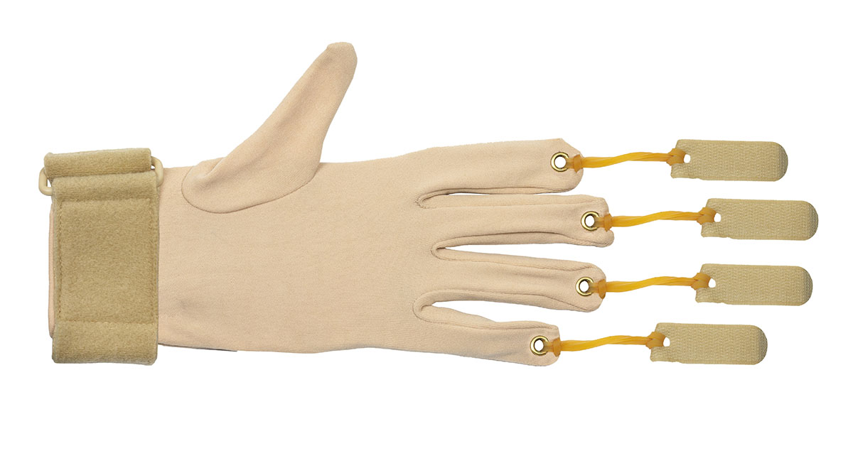 CanDo Deluxe Finger Flexion Glove L/XL Left