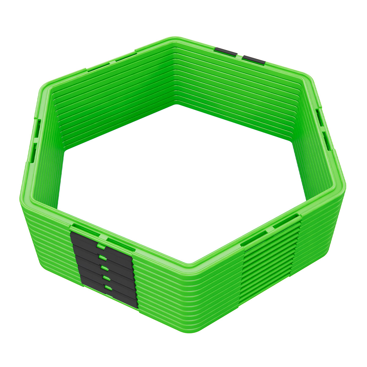Hex Agility Ring Green Set of 12