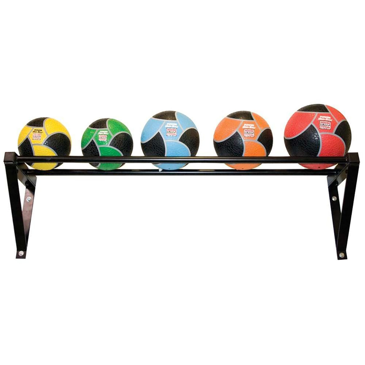 Wall-Mounted Med Ball Rack