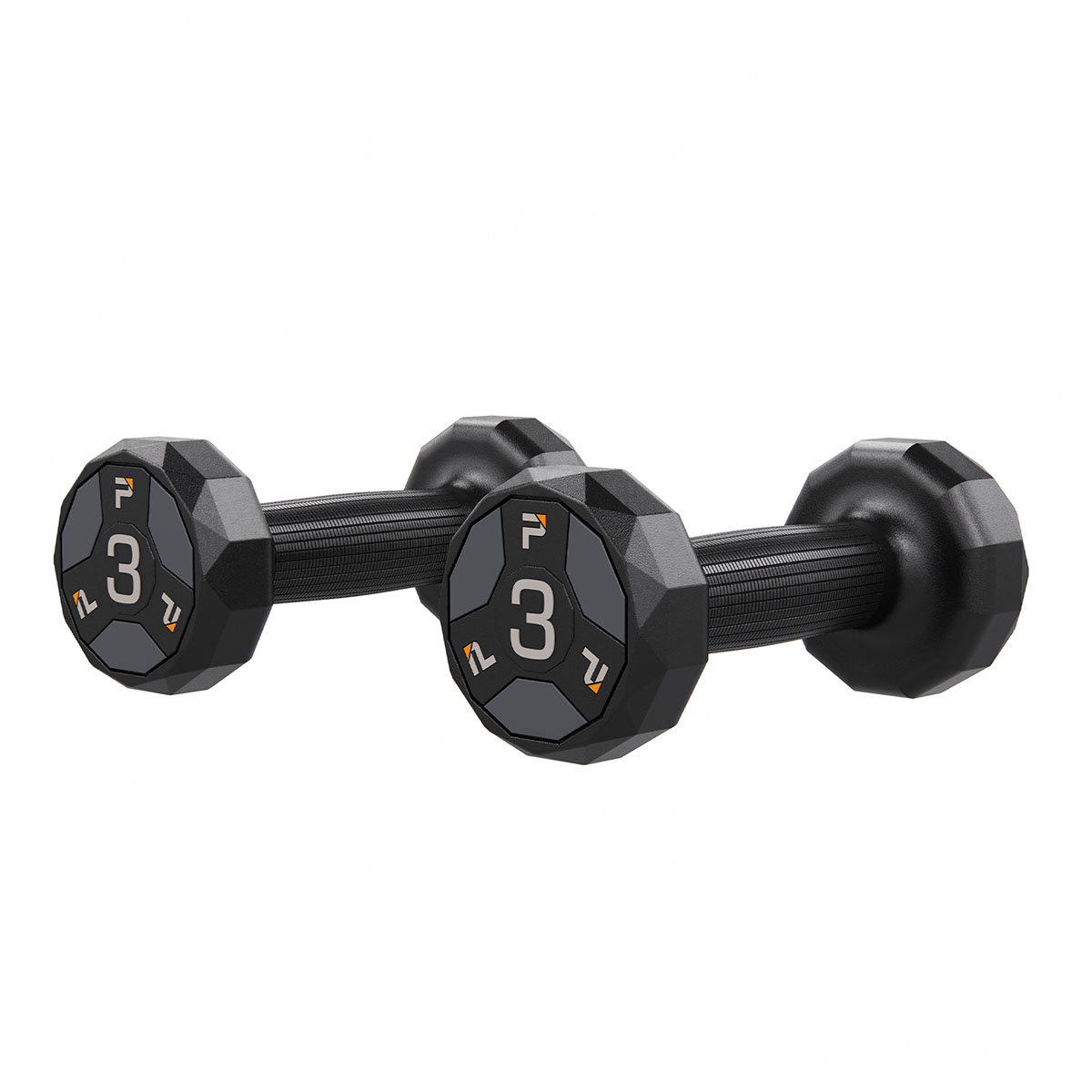 Urethane Cardio Dumbbell Gray 3 lb. Pair