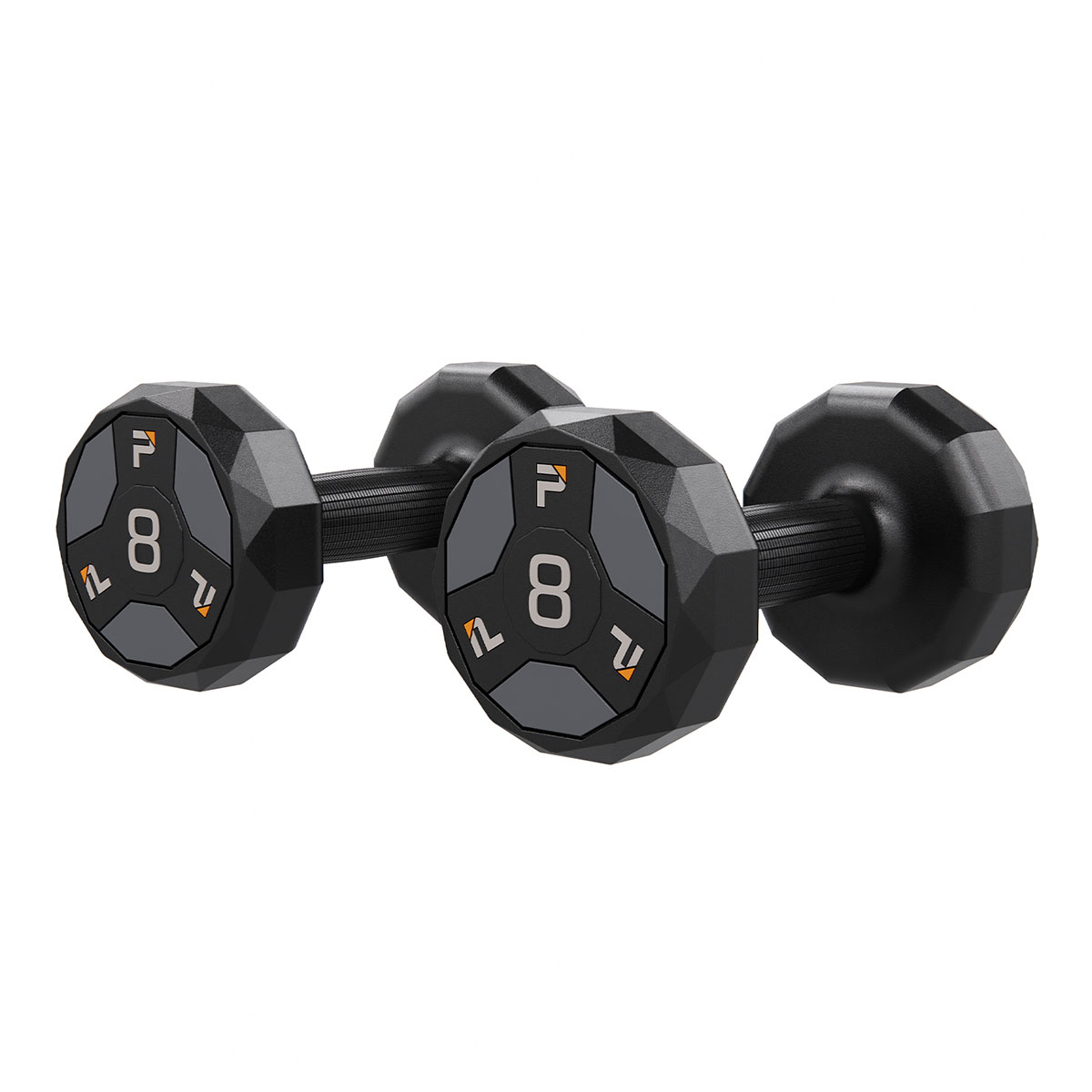 Urethane Cardio Dumbbell Gray 8 lb. Pair