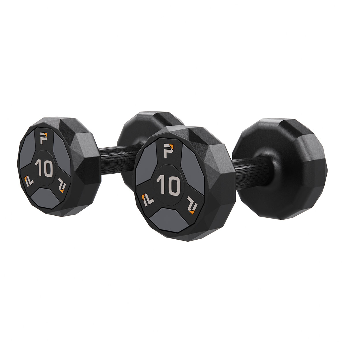 Urethane Cardio Dumbbell Gray 10 lb. Pair