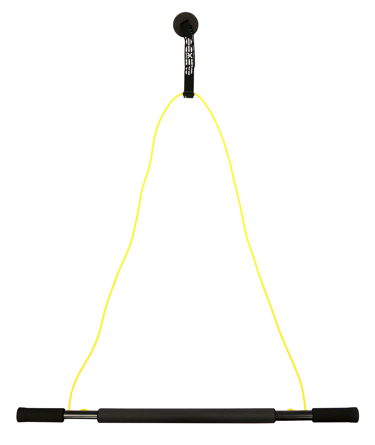 CanDo over door exercise bar and tubing Yellow - x-light