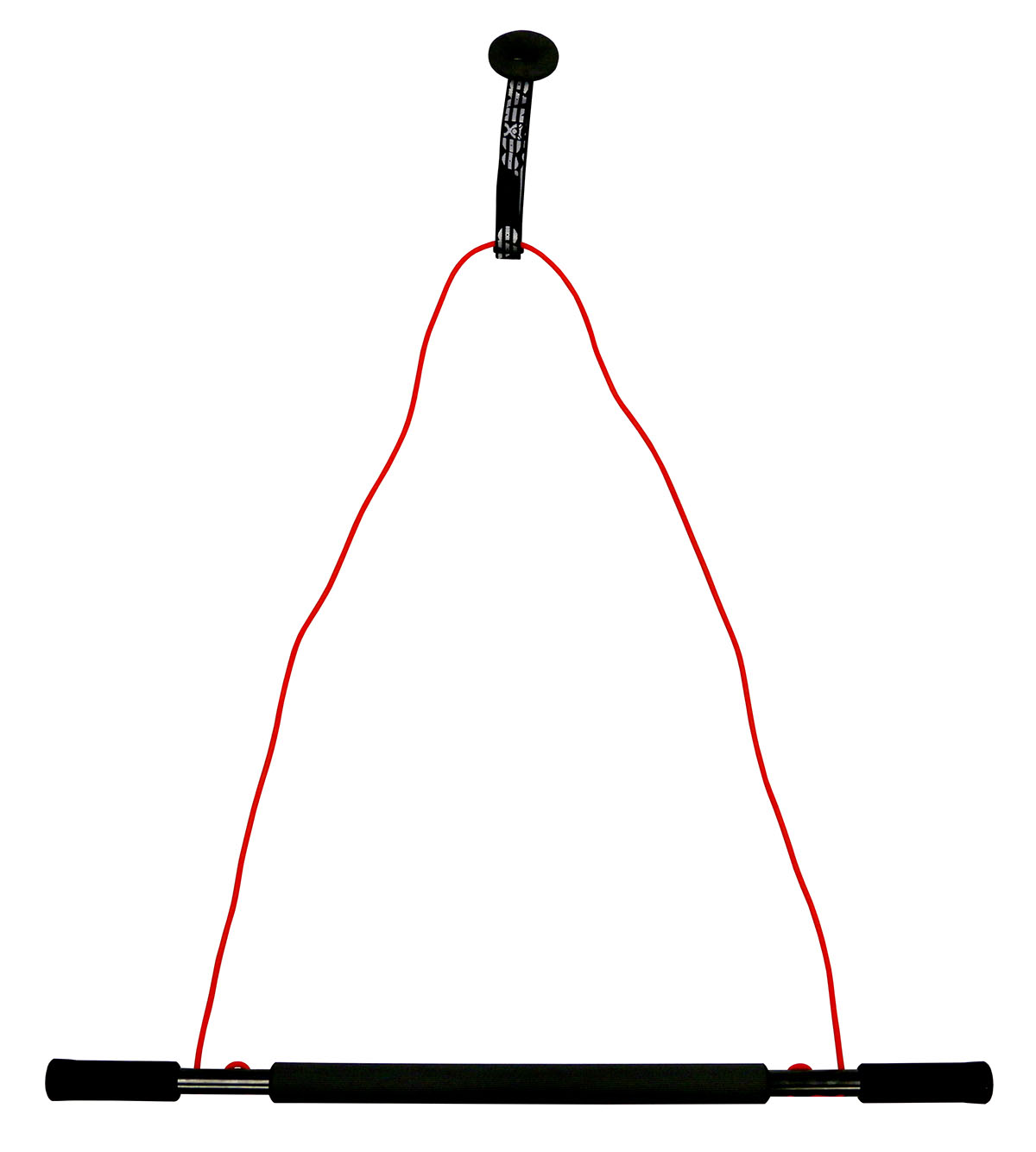 CanDo over door exercise bar and tubing Red - light