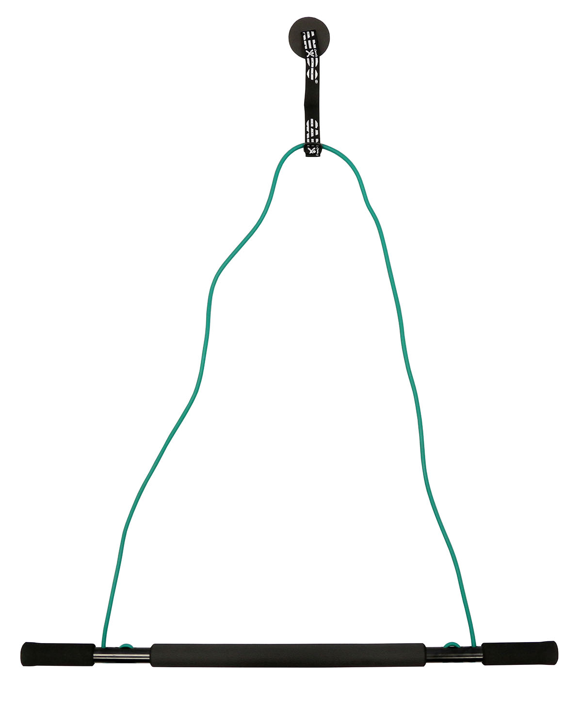 CanDo over door exercise bar and tubing Green - medium