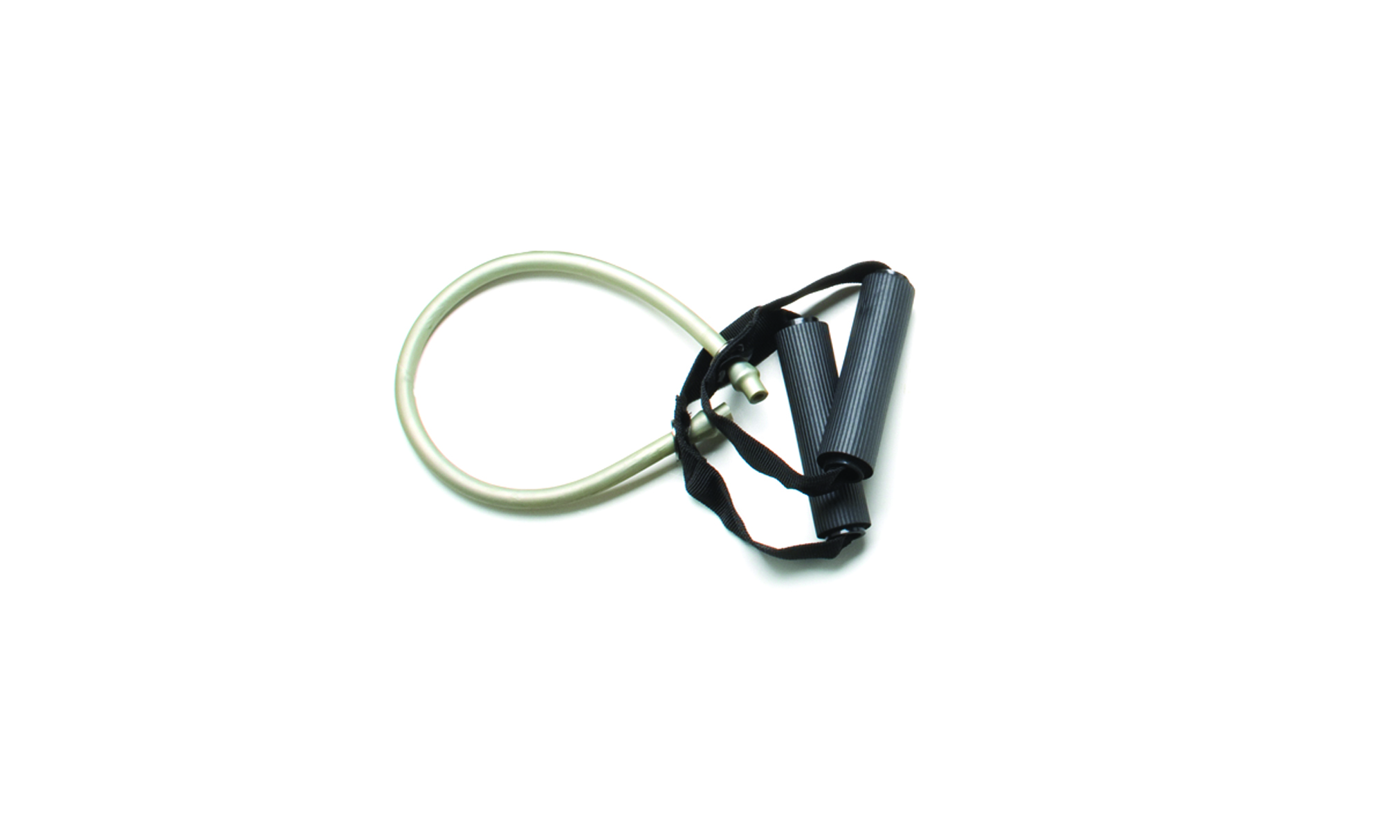 CanDo Tubing with Handles Exerciser - 18 - Silver - xx-heavy