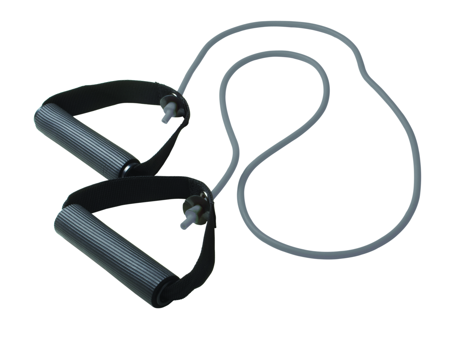 CanDo Tubing with Handles Exerciser - 48 - Silver - xx-heavy