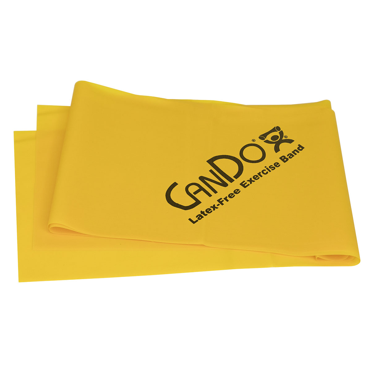CanDo Latex Free Exercise Band - 4' length - Yellow - x-light