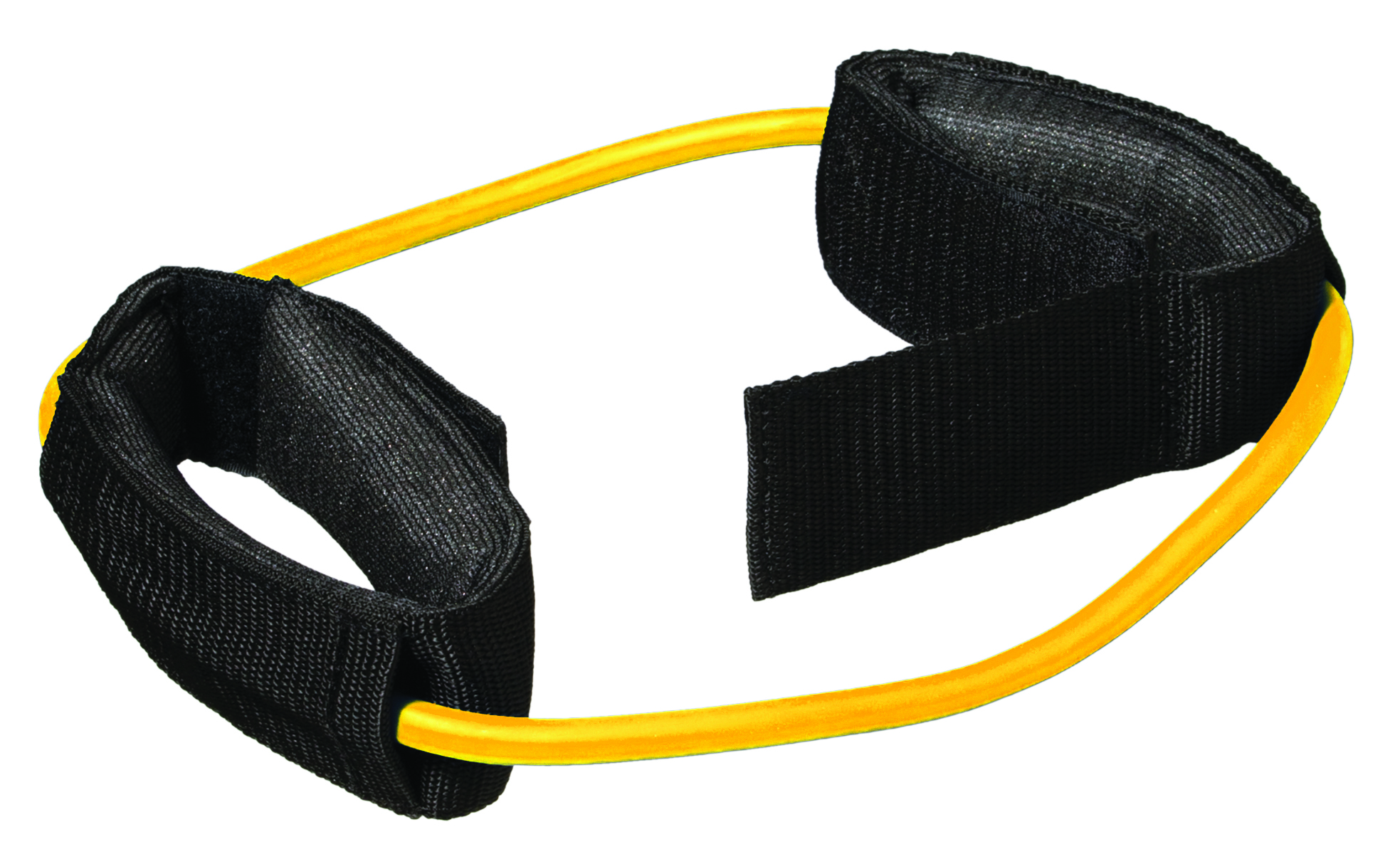 CanDo Exercise Tubing with Cuff Exerciser - 35 - Yellow - X-light