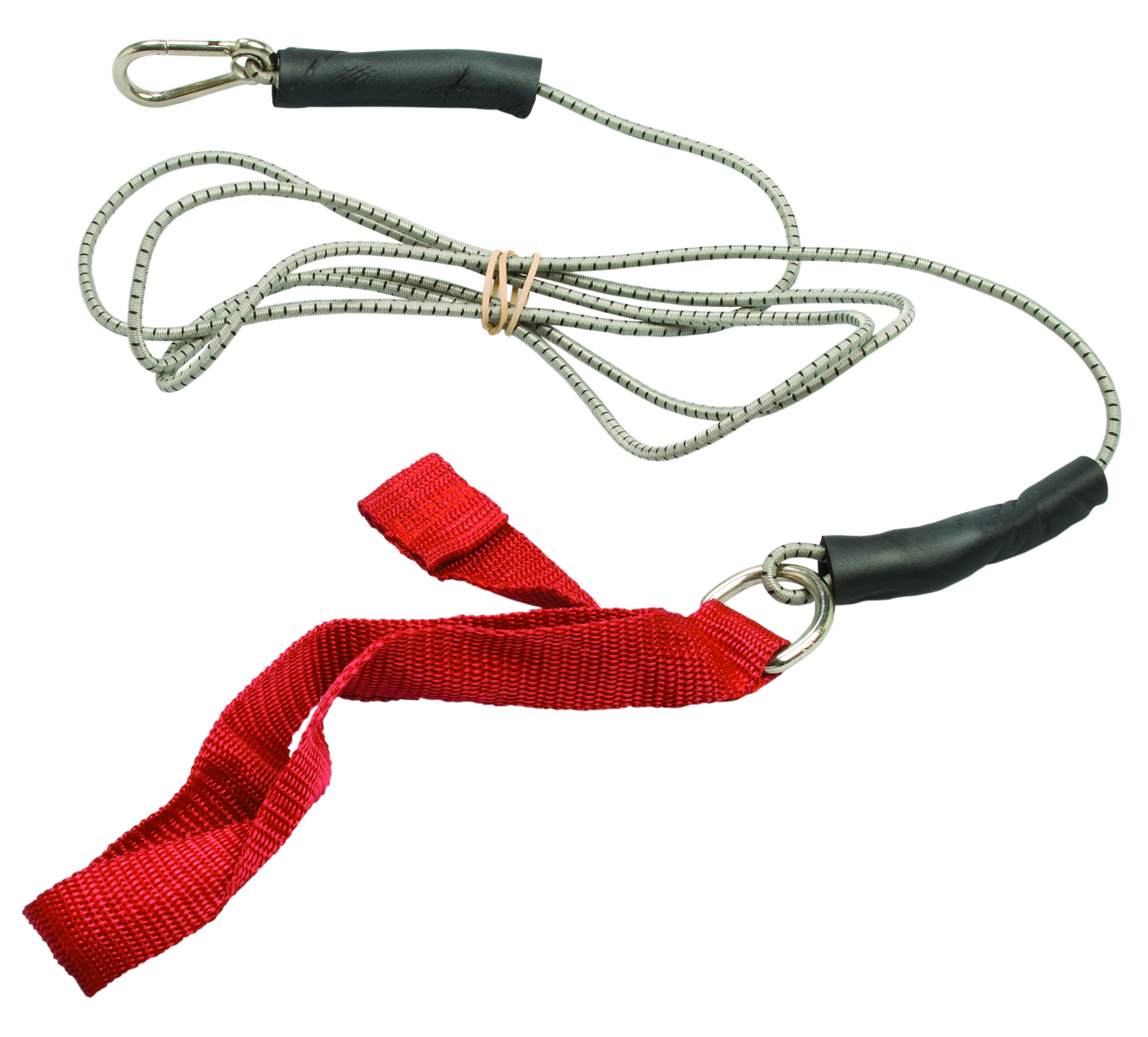 CanDo exercise bungee cord with attachments 7' Red - light