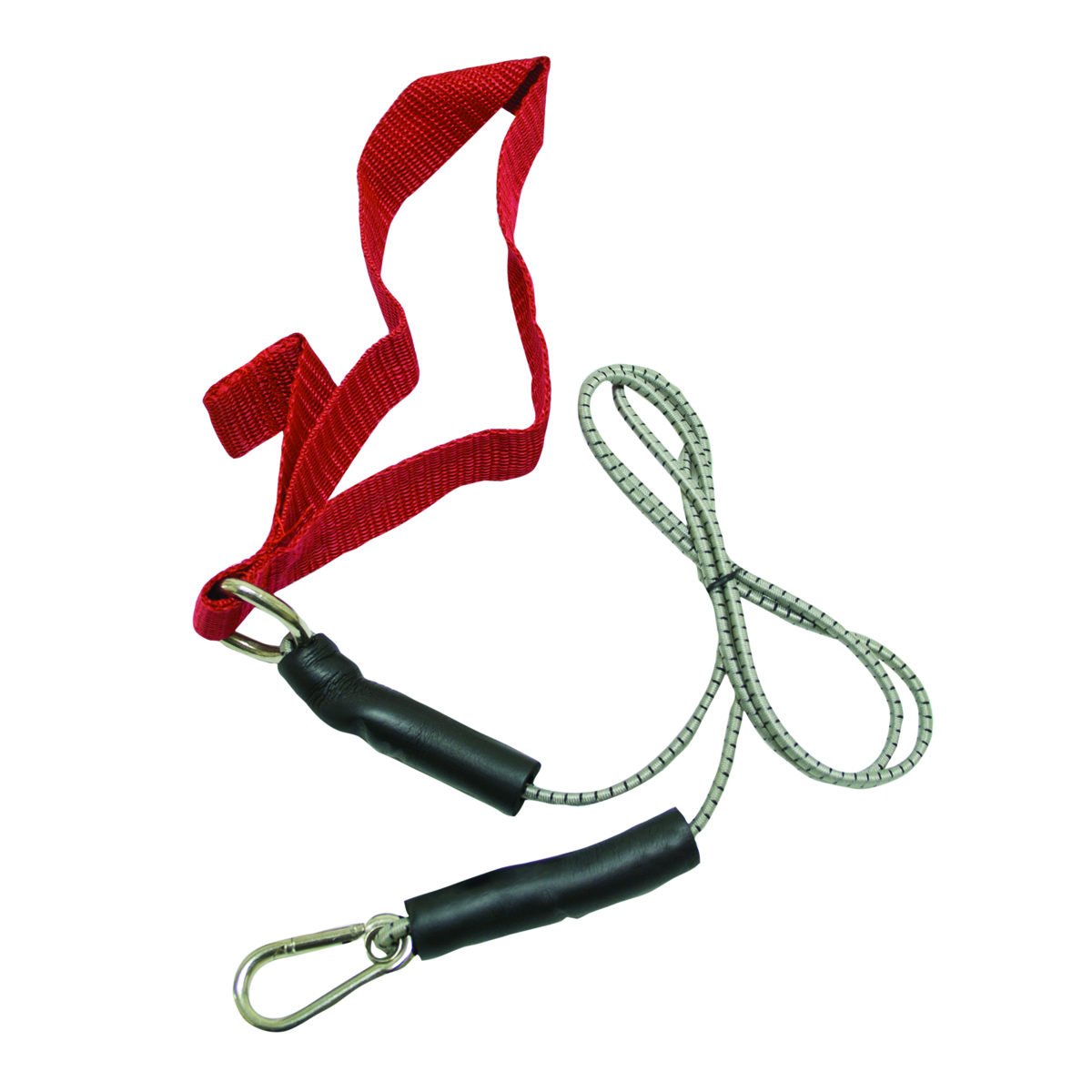 CanDo exercise bungee cord with attachments 4' Red - light
