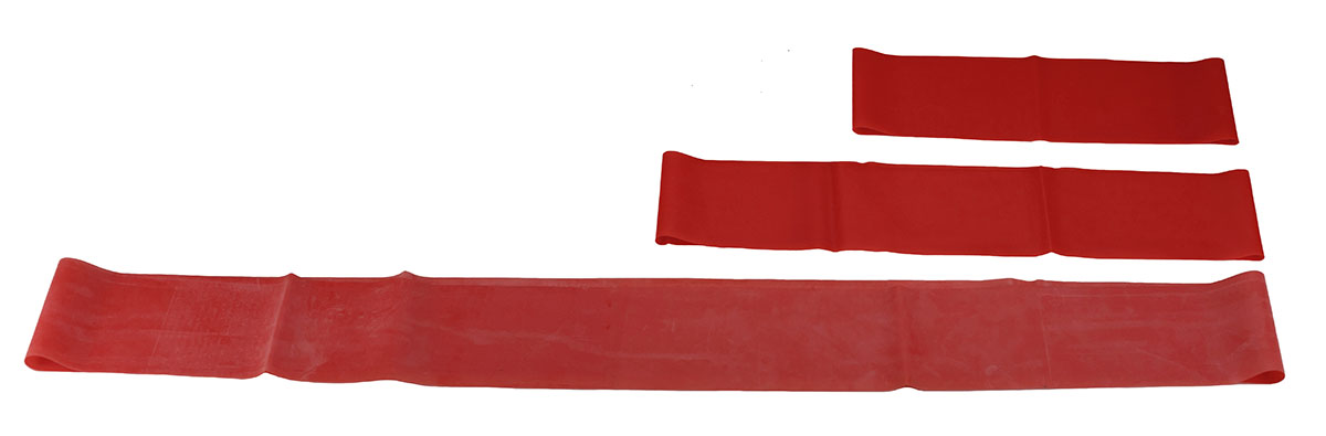 CanDo Band Exercise Loop - 3 piece set (101530) red - light