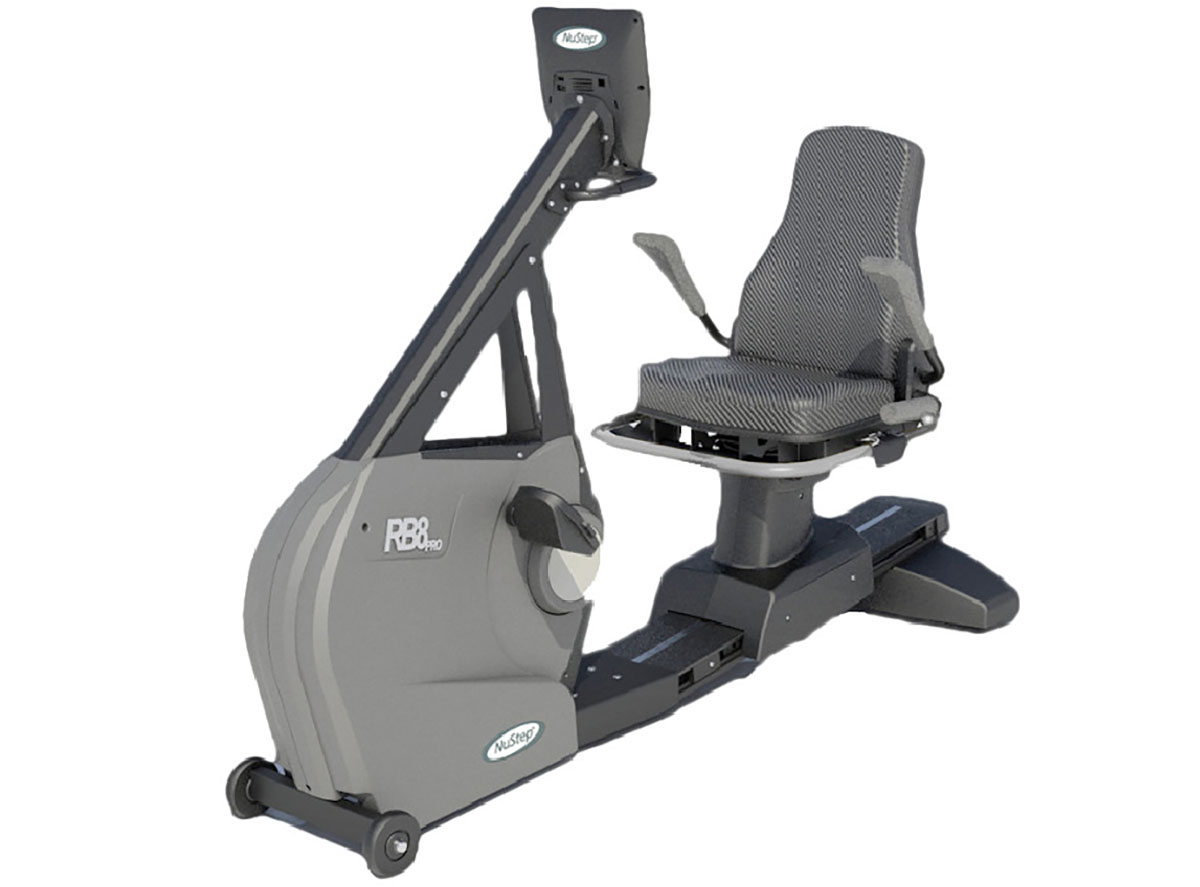 NuStep RB8 MAX Recumbent Bike 22 Width Swivel Seat