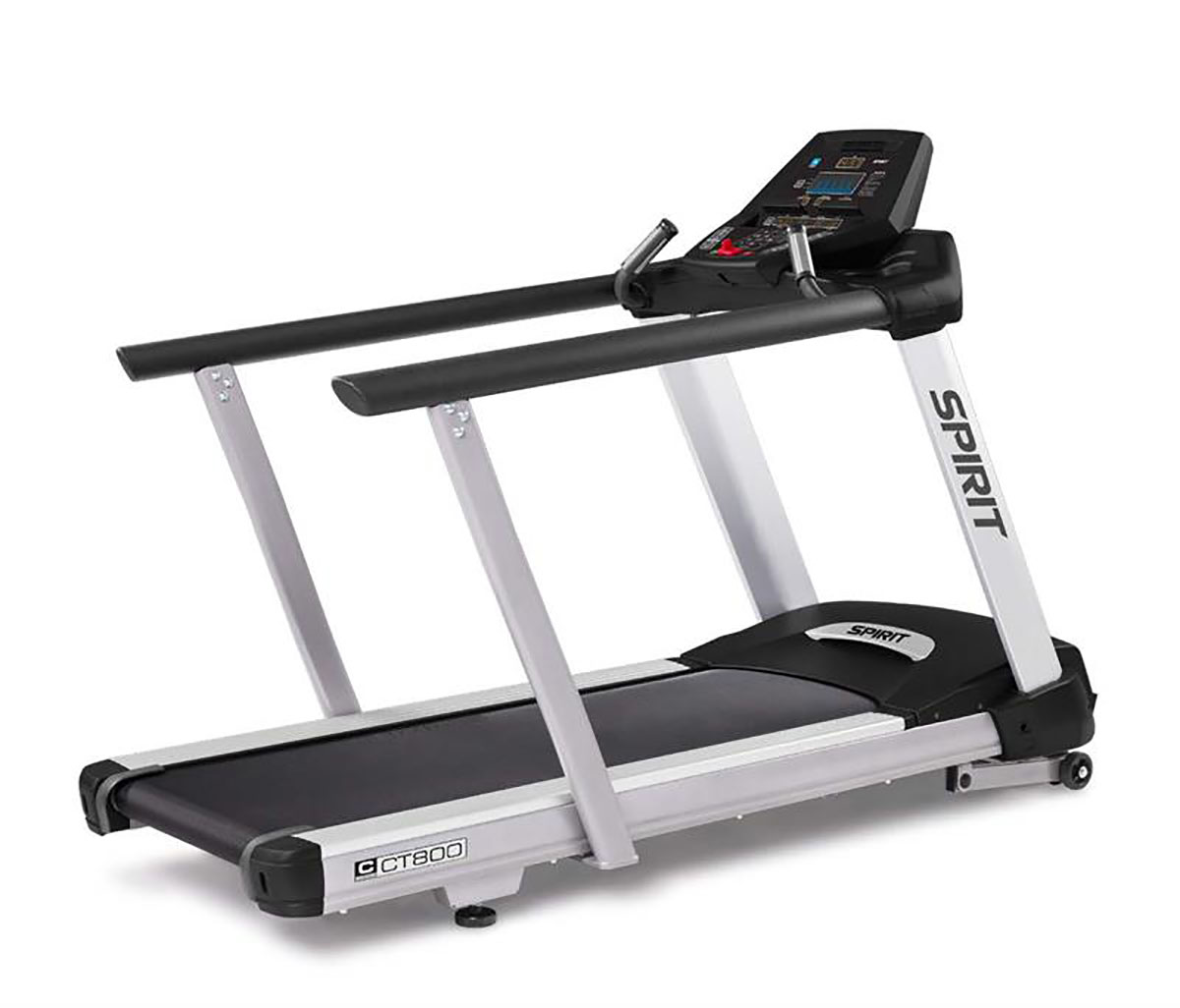 Spirit CT800 Treadmill with Medical Handrails 84 x 35 x 57