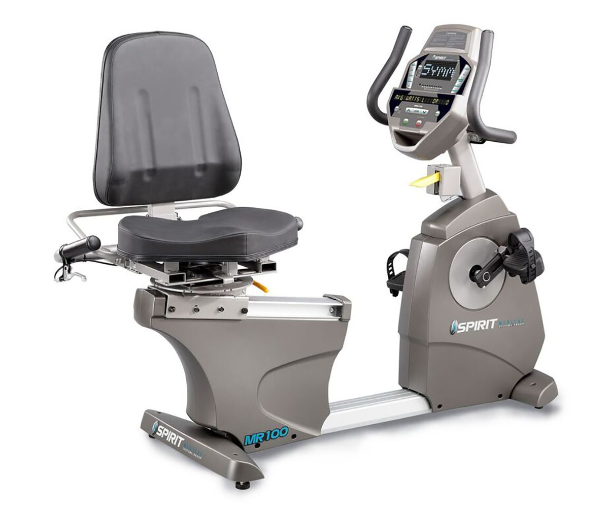 Spirit MR100 Recumbent Ergometer Bike 57 x 30 x 54