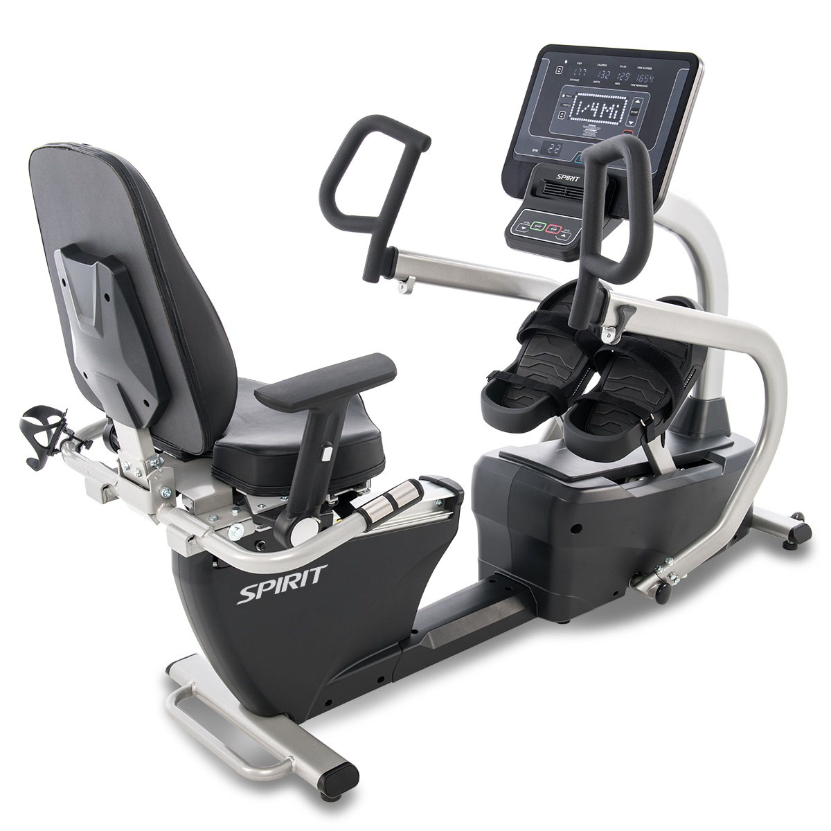 Spirit CRS800S Recumbent Stepper 73 x 23 x 34