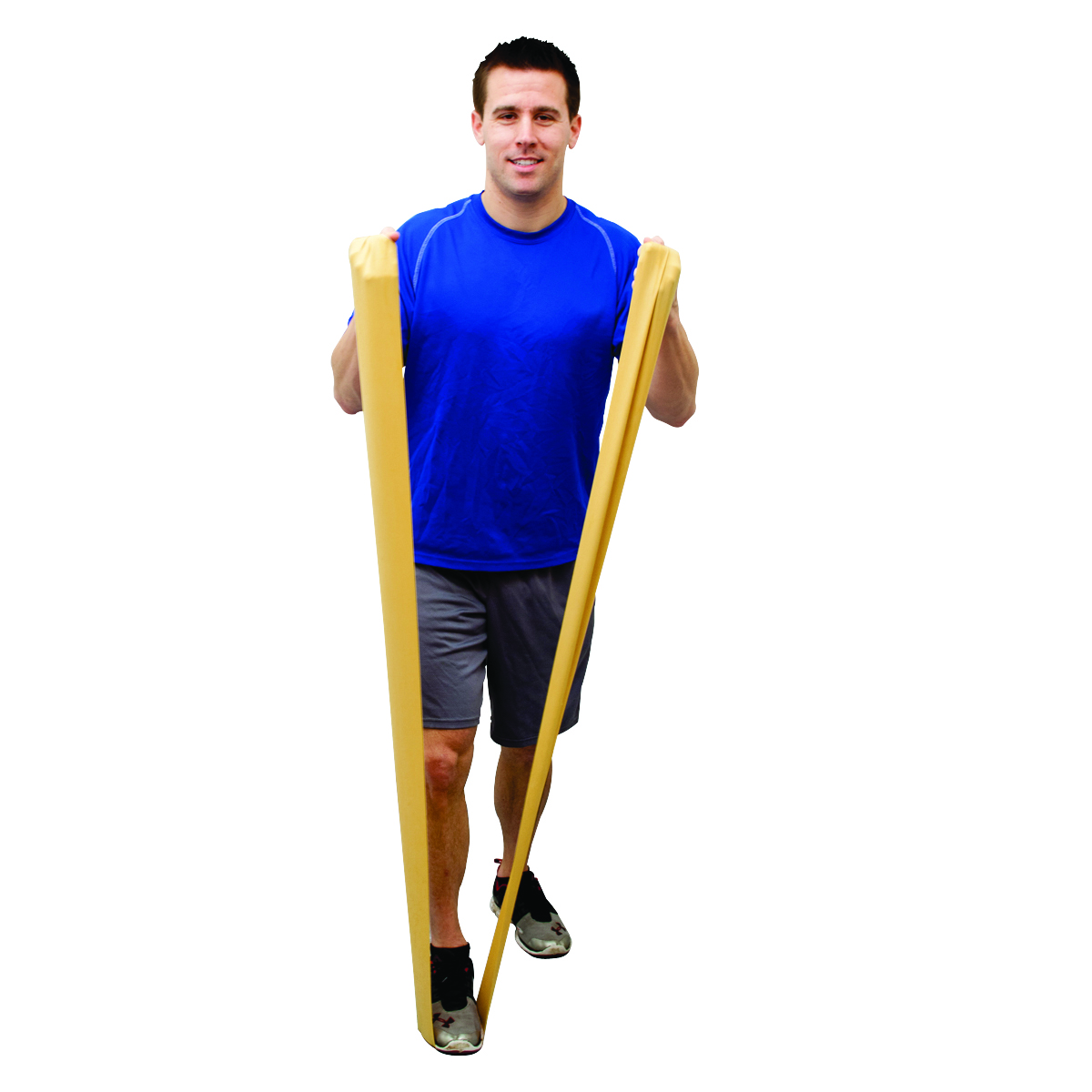 Val-u-Band Resistance Bands Dispenser Roll 50 Yds. Pineapple-Level 7/7 Contains Latex