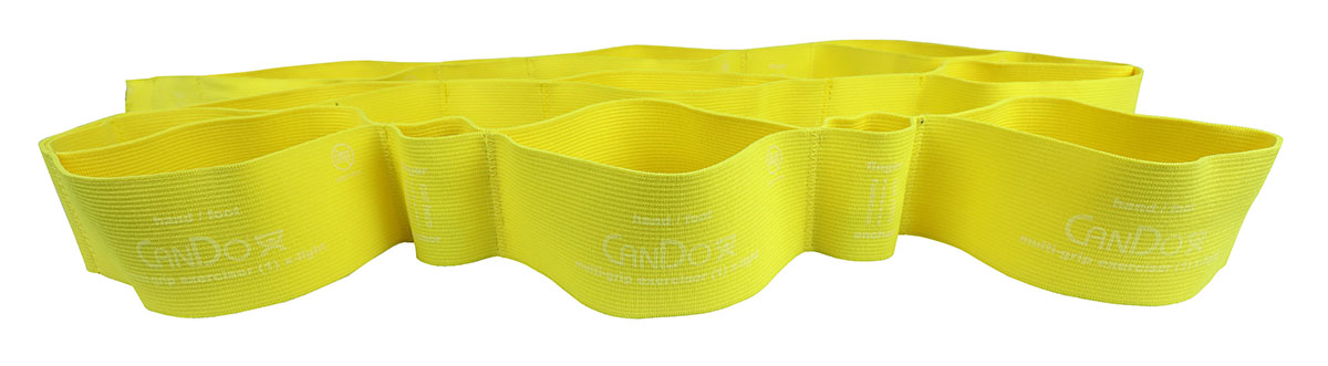 CanDo Multi-Grip Exerciser 6 Foot Exerciser X-Light Yellow