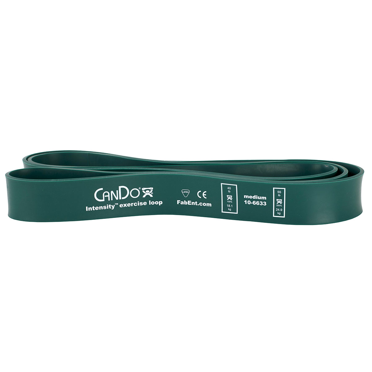 CanDo Intensity Loop 40 Exerciser Medium Green 40 - 55 lb