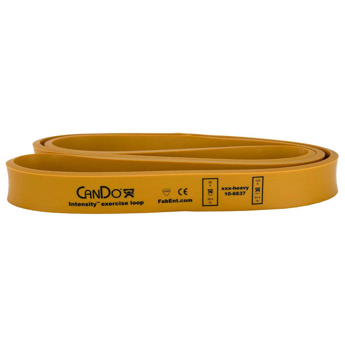 CanDo Intensity Loop 40 Exerciser XXX-Heavy Gold 85 - 120 lb