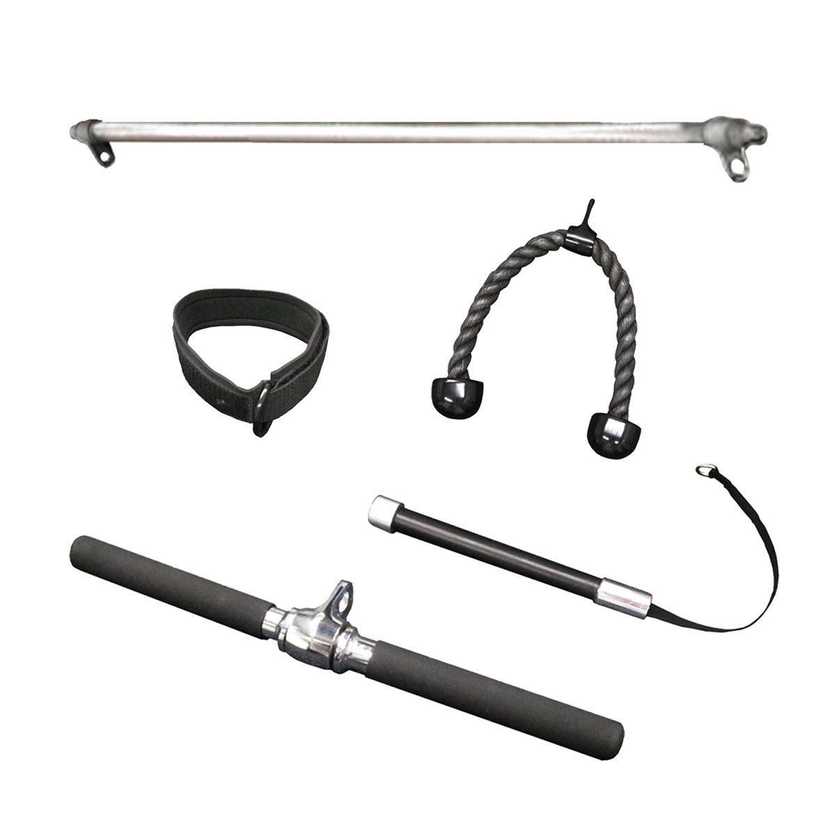 Inflight Fitness Accessory 5-Piece Kit for Functional Trainer