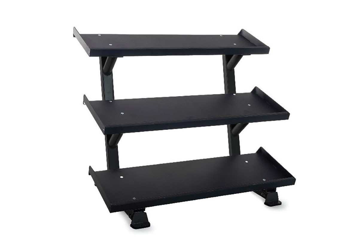 Inflight Fitness 54 3-Tier Dumbbell Rack Tray Style