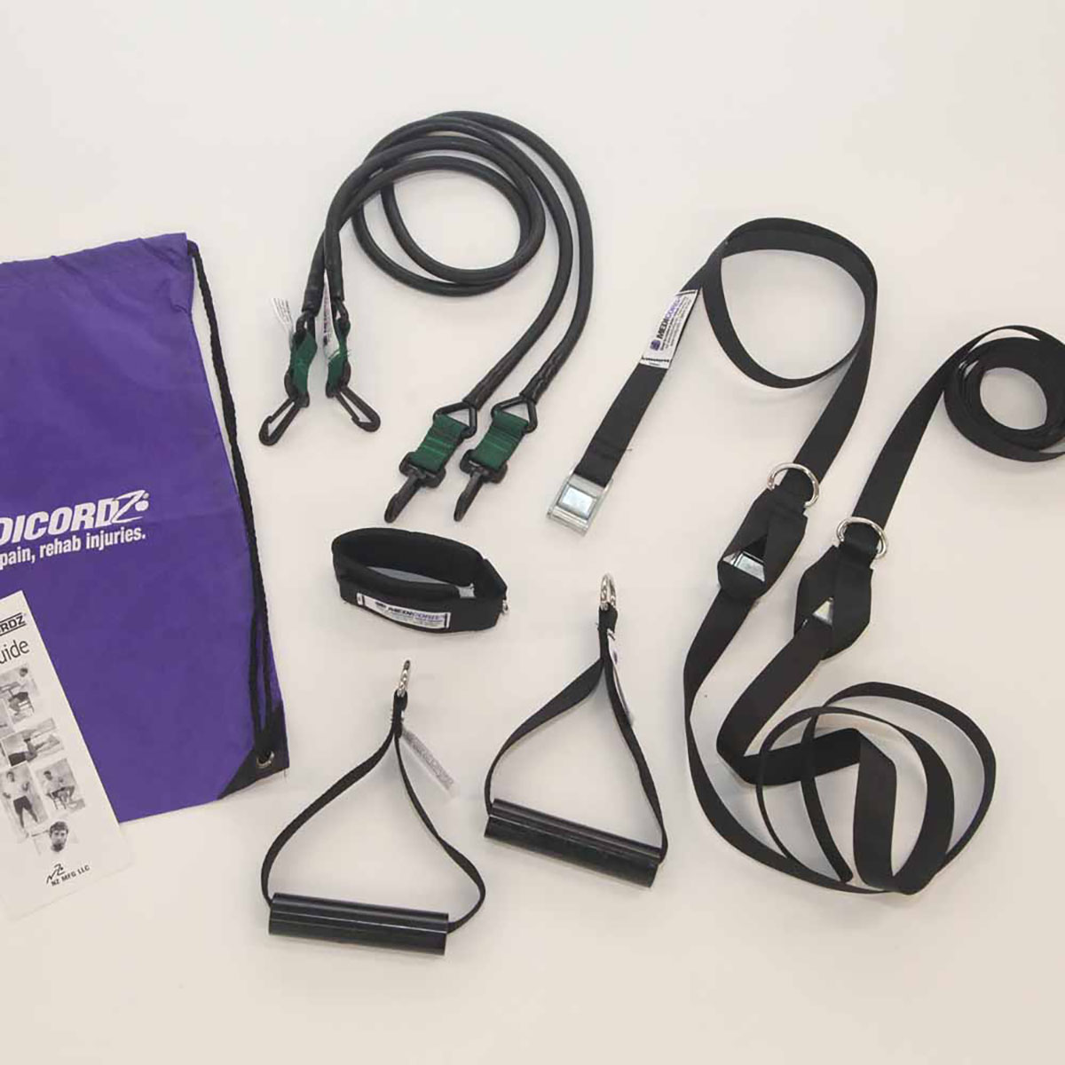 MediCordz Adjustable Door Strap Kit Silver (3 - 8 lbs)