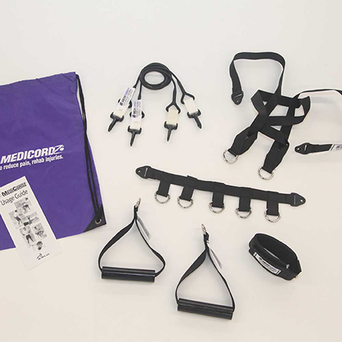MediCordz Adjustable Wall Mount Kit Burgundy (1.5 - 4.5 lbs)