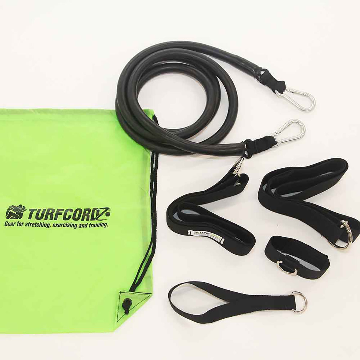 TurfCordz Safety Sprint Belt 8-foot Black (20-45 lbs/9.1-20.4kg of pull)