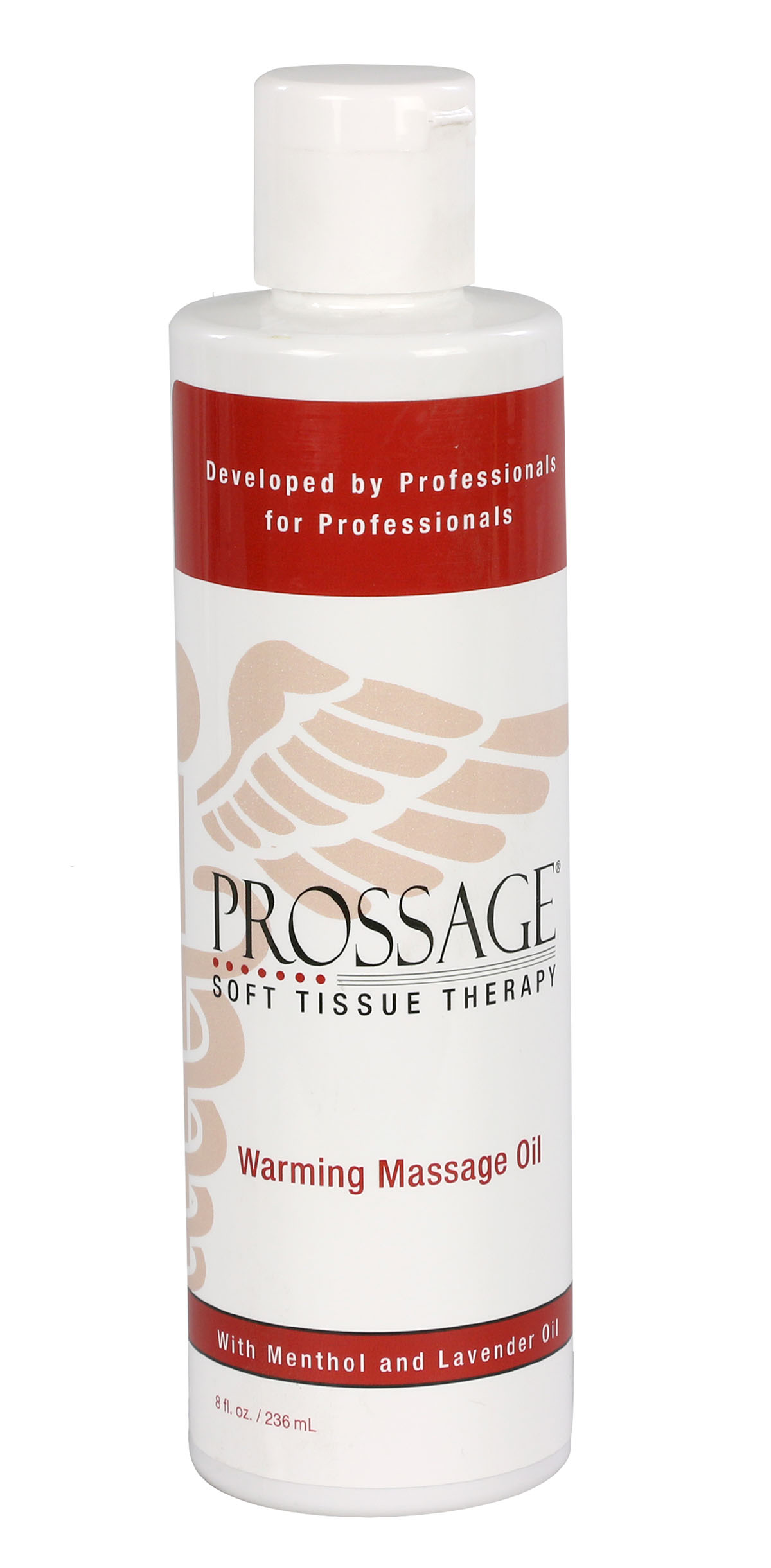 Prossage Warming Massage Oil - 8 oz bottle case of 12