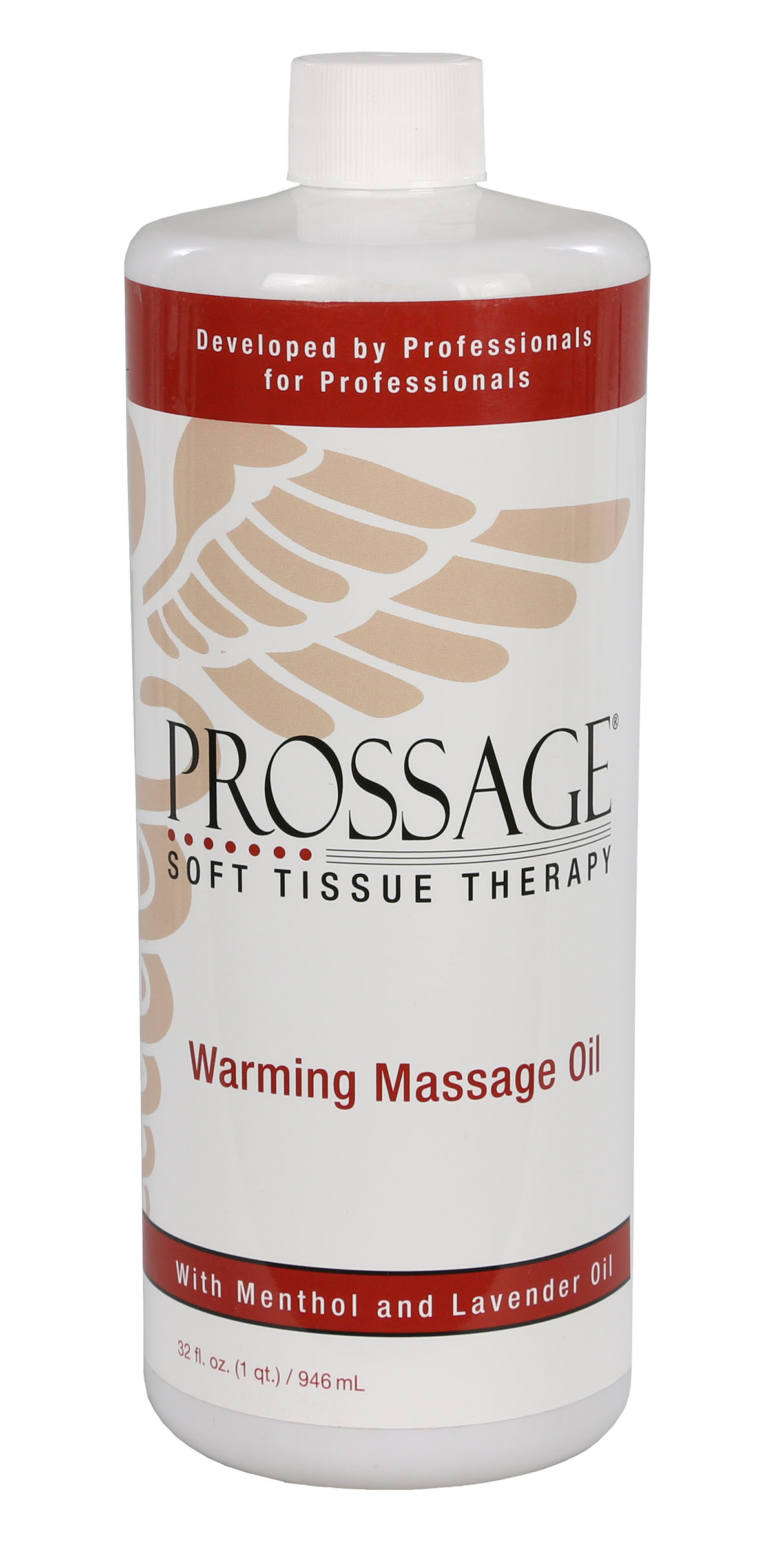 Prossage Warming Massage Oil - 32 oz bottle case of 8