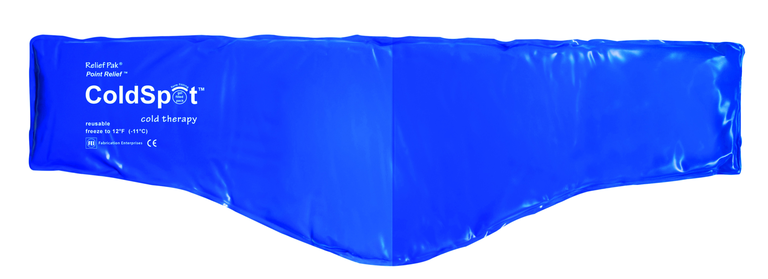 Relief Pak ColdSpot Blue Vinyl Pack - neck contour - 6 x 23