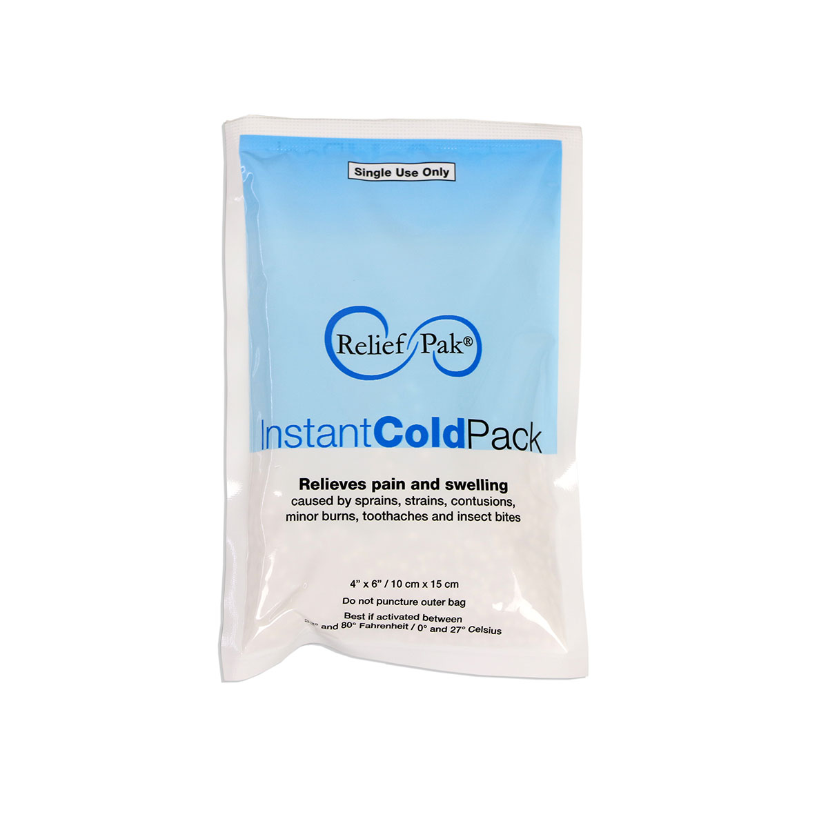 Relief Pak Instant cold compress small 4 x 6 - Case of 12