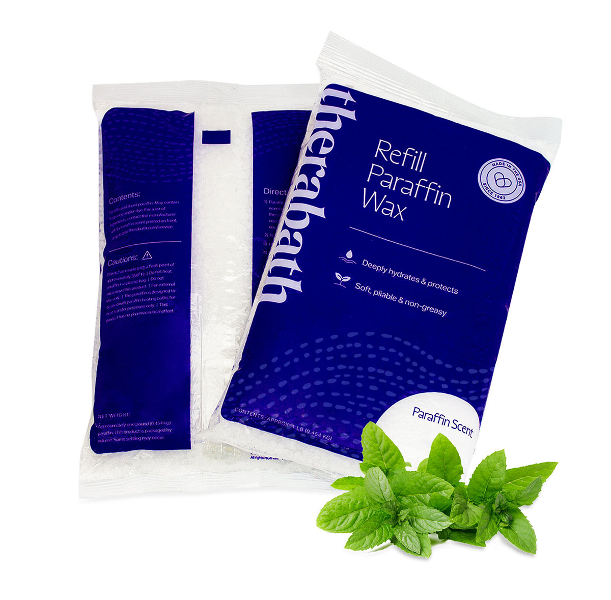 Therabath Refill Paraffin Wax 6 x 1-lb Bags of Beads Wintergreen