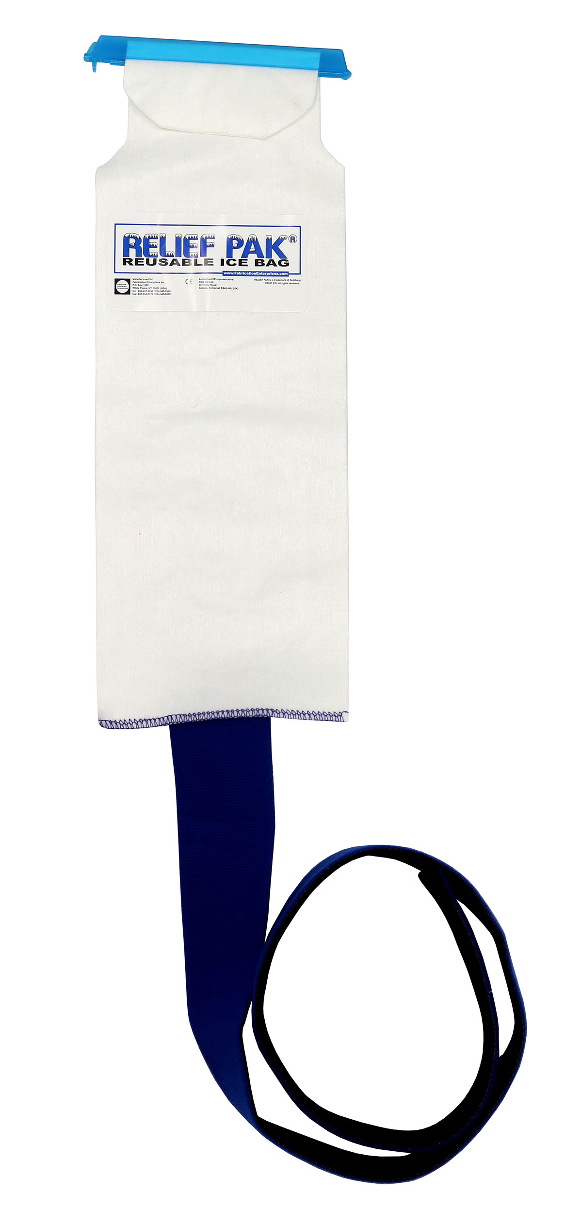 Relief Pak Insulated Ice Bag - Hook/Loop Band - small - 5 x 13
