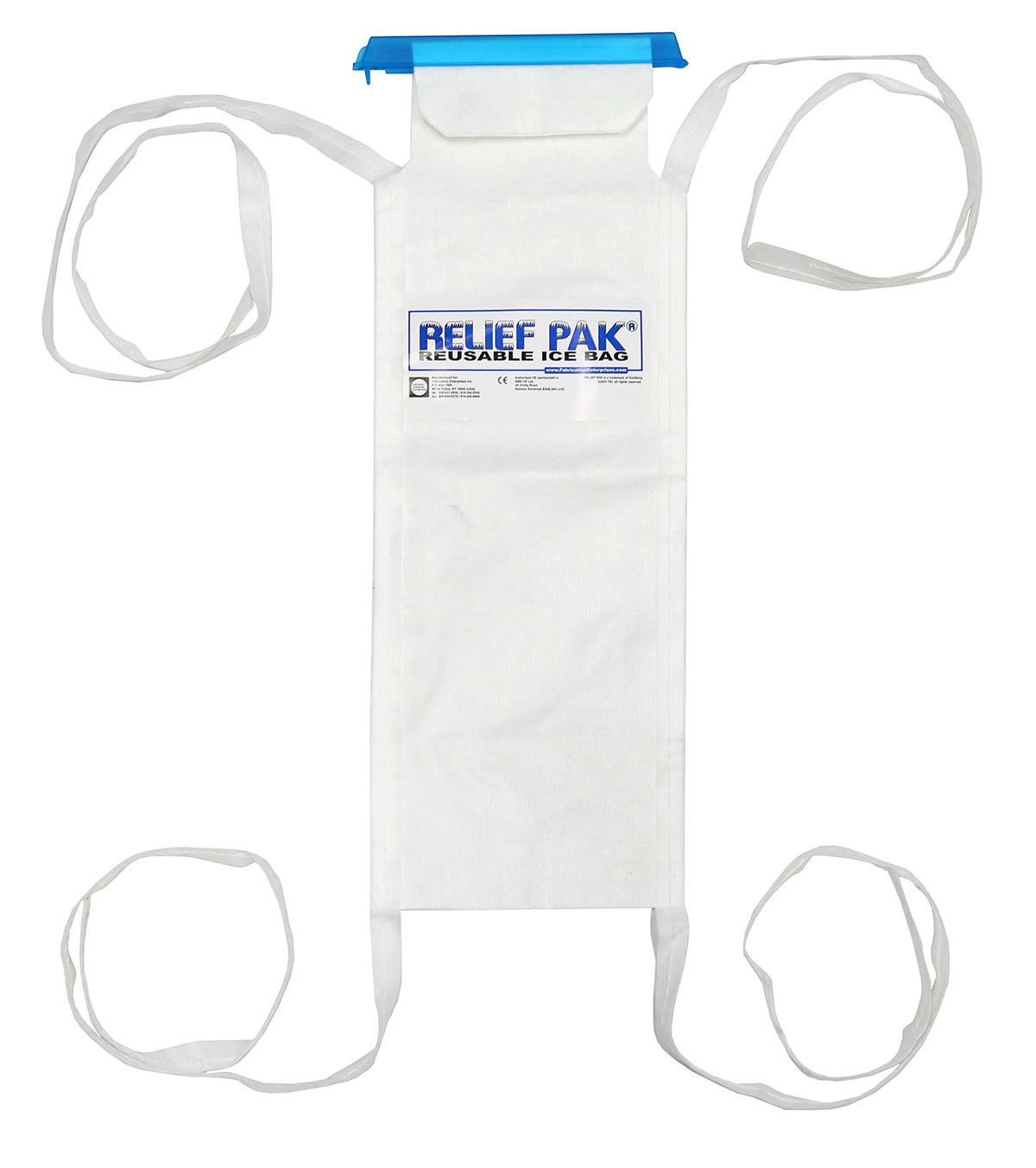 Relief Pak Insulated Ice Bag - Tie Strings - small - 5 x 13