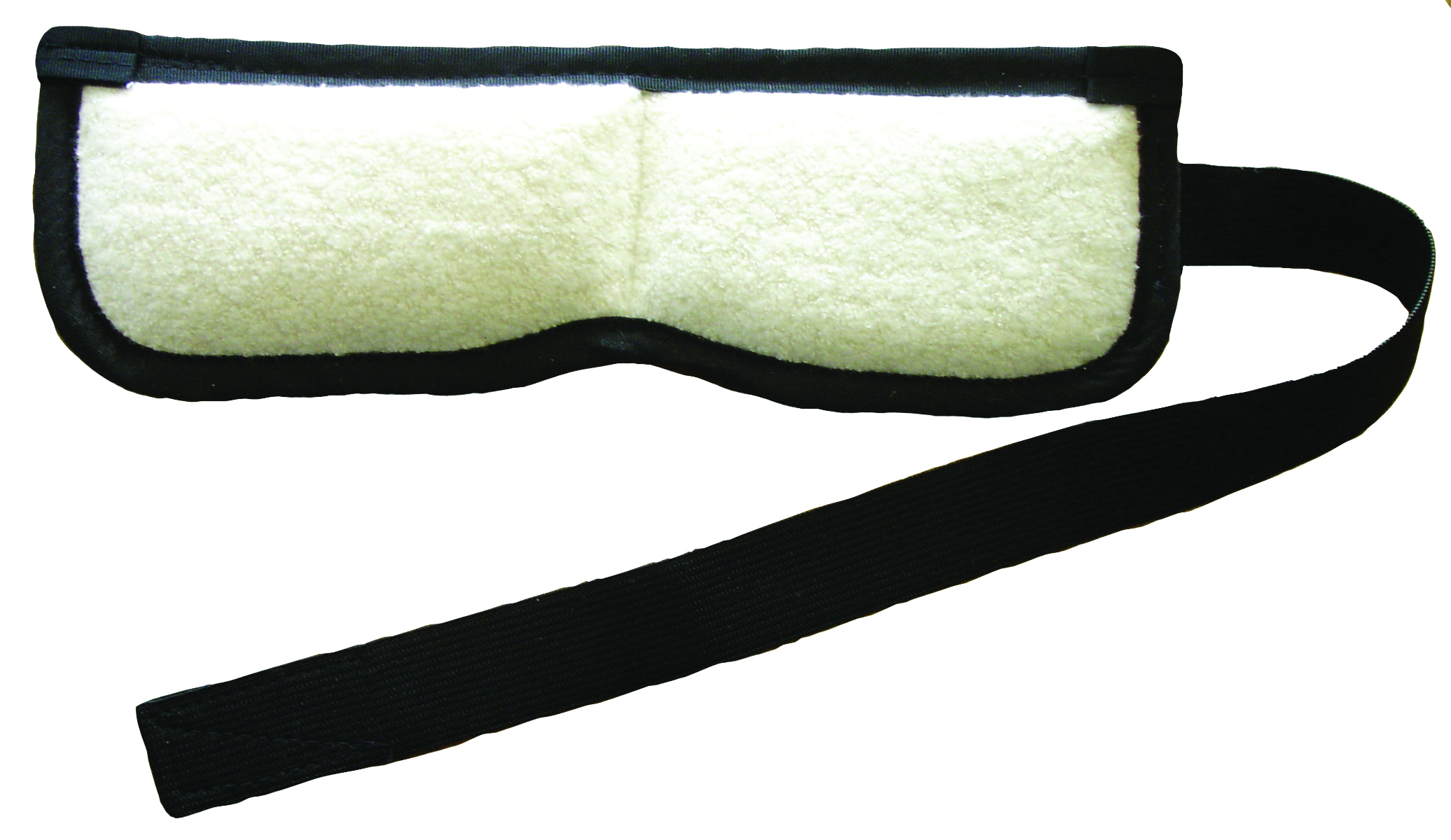 TheraTemp Moist Heat Pack - Contour Wrap - eye/sinus - 10 x 3.5 with 3 x 27 belt and 3 x 14 strap