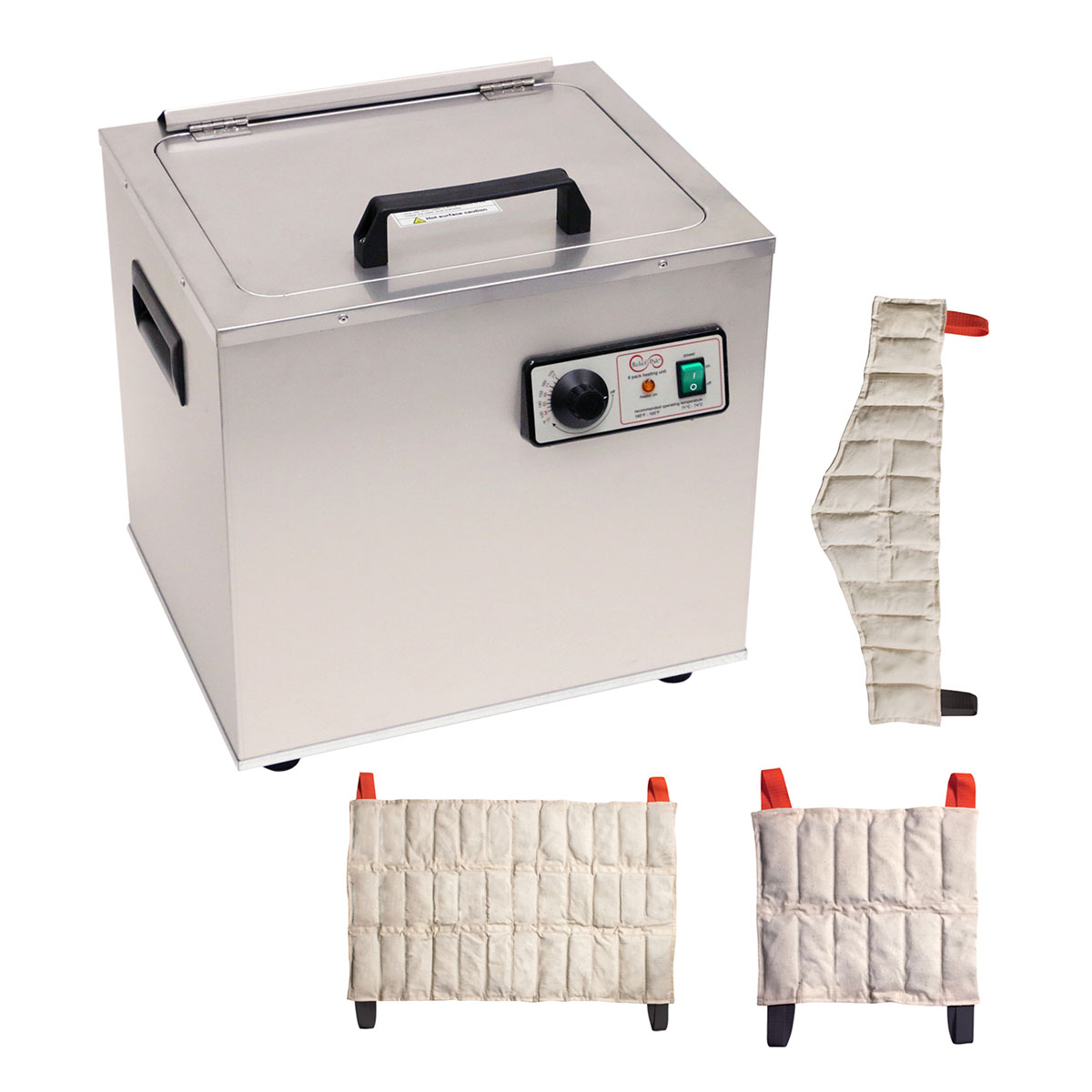 Relief Pak Heating Unit 6-Pack Capacity Stationary with (3) Standard (2) Oversize (1) Neck Pack 110V