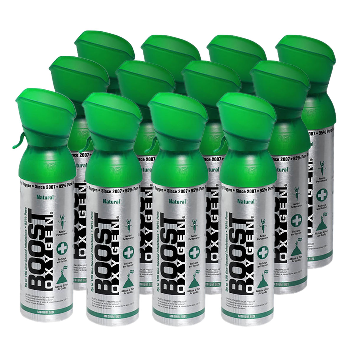 Boost Oxygen Natural Medium (5-Liter) Case of 12