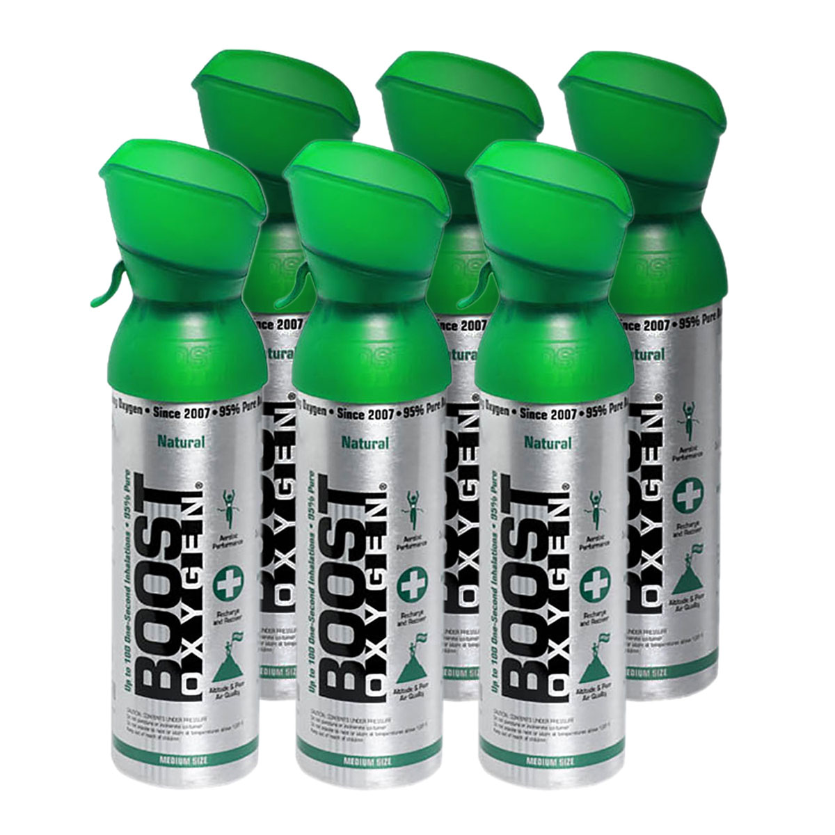 Boost Oxygen Natural Medium (5-Liter) Case of 6