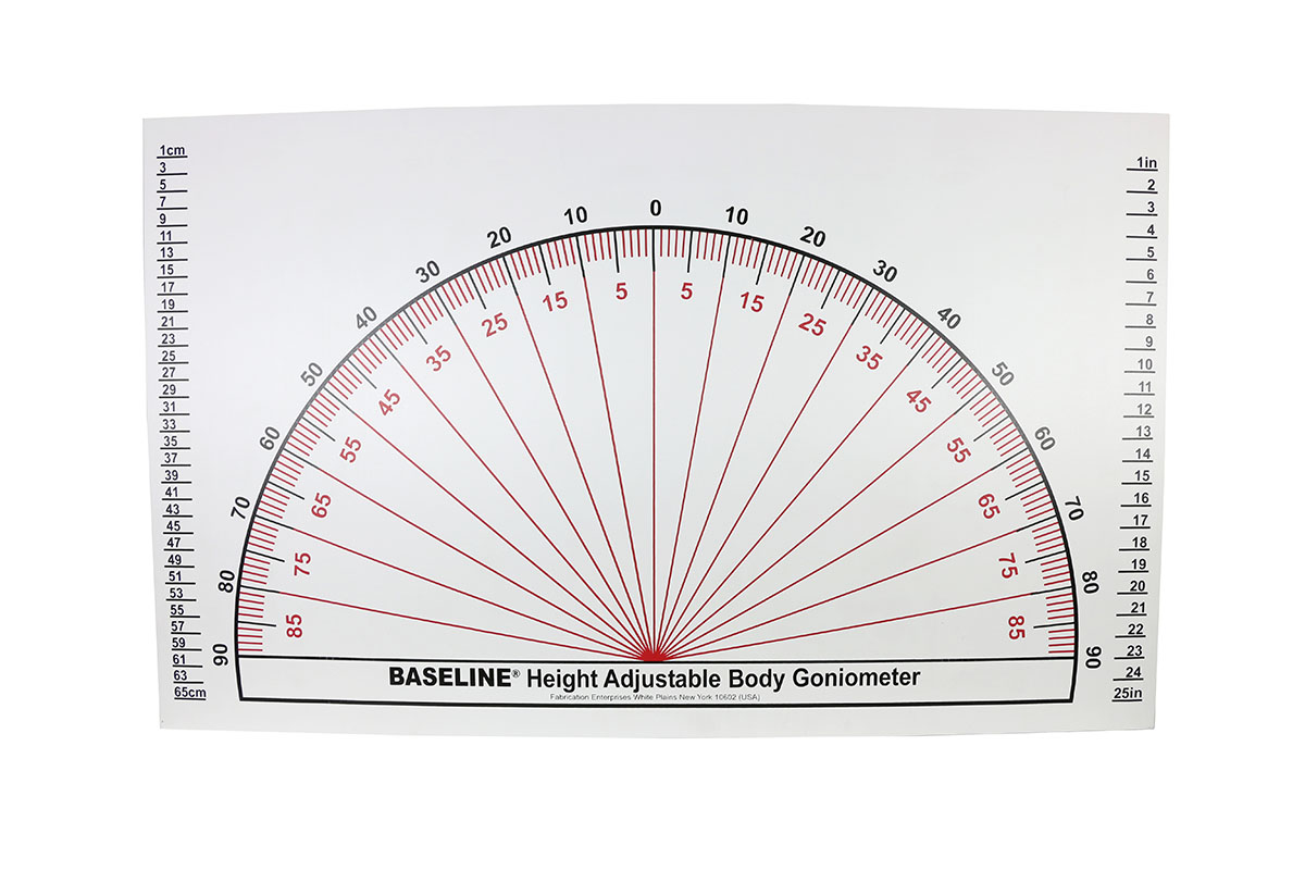 Baseline Adjustable Wall Goniometer